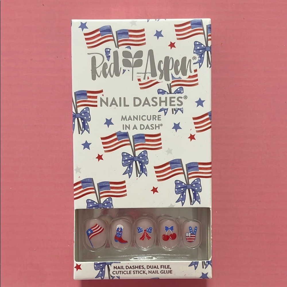 Patriotic Press-On Nails
